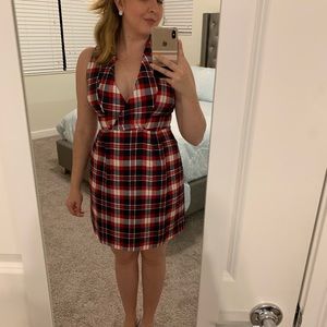 Tommy Hilfiger Dress Red Plaid Sz 6!